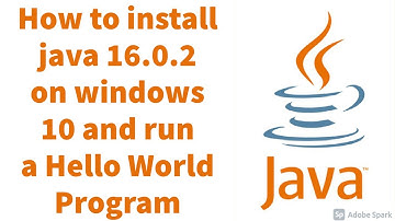 Java 16 Installation | How to install java 16.0.2 on windows 10 and run hello world program