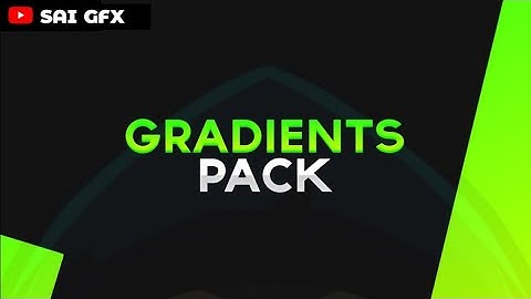 New Gradient Pack - How to Add Gradient in PSCC on Android