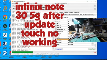 infinix note 30 5g (X6711) after update touch no working tuch file solution by UMT dongle