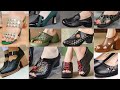 2025 UNIQUE &amp; DESCENT OFFICE SANDAL GENUINE LEATHER SLIP ON SHOES/LADIES COMFY FOOTWEAR SANDALS