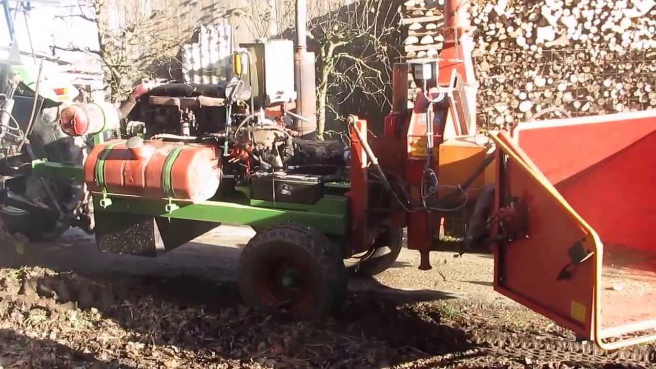 Dücker HF960 mit Deutz F6l913 130PS Holzhäcksler Holzhacker Eigenbau