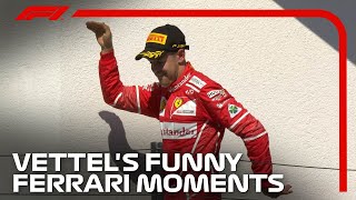 Sebastian vettel has brought joy to everyone while he's been in
ferrari red! here's a look back on some of his most iconic moments
away from racing... for mo...