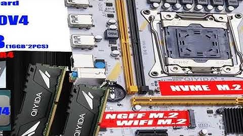 QIYIDA X99 Motherboard LGA 2011-3 Set Kit Xeon E5 2680 V4 CPU Processor 32G=2*16G DDR4 REG