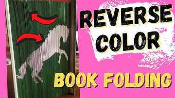 Book Folding Technique - 180 Fold with Reverse Color