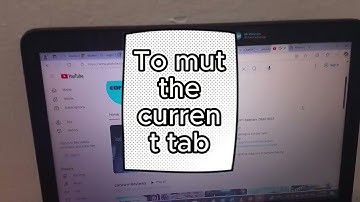 To mute the current tab on Microsoft edge