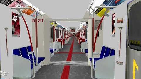 OpenBVE #16 - Line 1 Yonge University - Toronto Rocket subway train