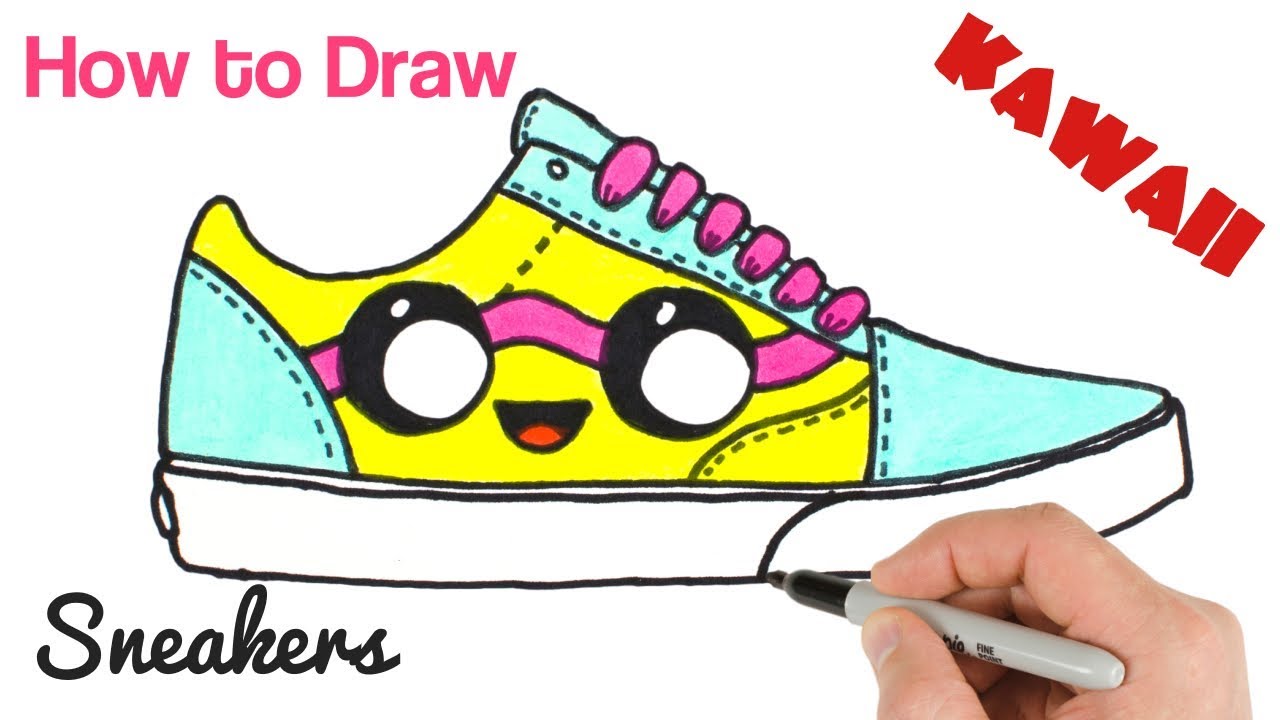 vans shoes to draw