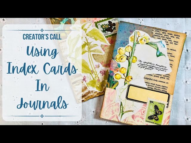 DIY index card project use your scraps 