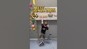 Secret trick for one-arm hangs! Do you know it? #climbingtraining #bouldering #gripstrength