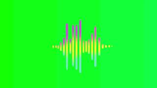 music waves 2 green screen effect