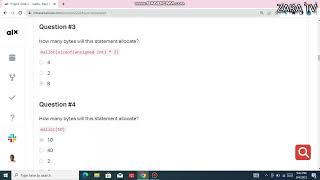 0x0B. C - malloc, free quiz and answers