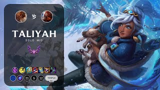 Taliyah Mid vs Gragas - EUW Master Patch 14.5
