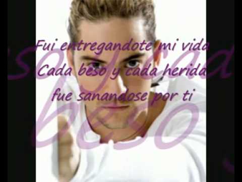 David Bisbal Fuiste Mia Karaoke Letra Youtube