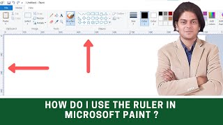 How do I use the ruler in Microsoft paint ? screenshot 5