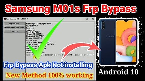 Samsung M01s Frp Bypass 2021 Android 10 All Version Work.... Frp APK not install new trick 100%