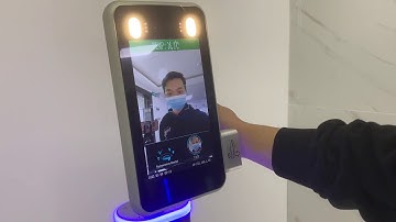 8-inch Face recognition wrist thermometer D723, non-contact Body temperature measurement system