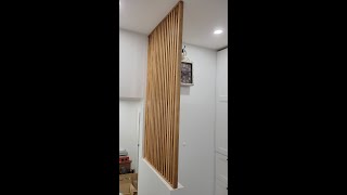 Easy Weekend Diy Project Episode 1 Vertical Slat Wall Divider