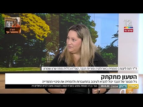 ד"ר דנה ליבנה - השפעת גיל הגבר על הסיכוי להיכנס להריון