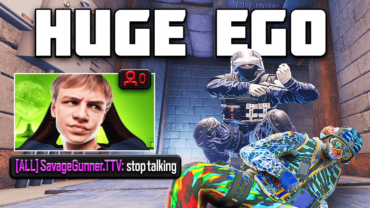 SMALL STREAMER gets a HUGE EGO in SIEGE