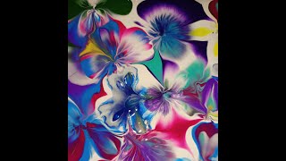 #020 Flower power - balloon dips #paintpouring #balloondips #fluidart