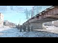Эксклюзивное видео: как у  Красного моста в Орле возводят пешеходную переправу