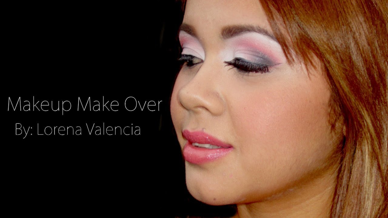 White Pink & Black Smokey by  Lorena Valencia (Makeover)