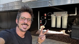 Installed plumbing in my box truck tiny home