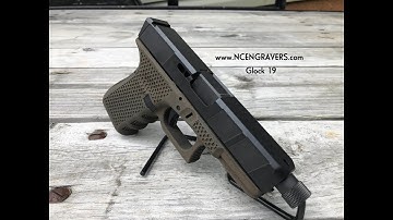 NCEngravers.com  - Glock 19 - Laser Texture Build