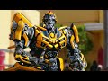 Bumblebee interacts with guests via radio. Transformers at Universal Studios Hollywood