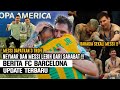 LIHATLAH😍Messi & Neymar Lebih Dari Sahabat🤗Messi Raih 3 Trofi🏆Argentina Samai 14 Trofi Copa🔵🔴FCB