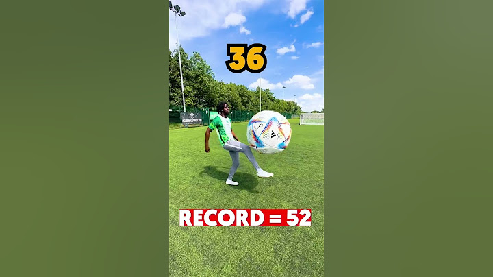How Long Can Pro Footballer Juggle World's Biggest Football?