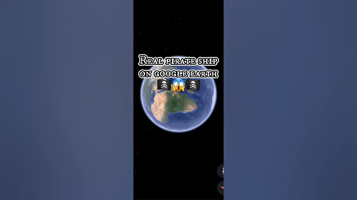 Real pirate ship on google earth🏴‍☠️ #shorts