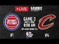 NBA LIVE! Pistons vs Cavaliers Game 3 | Playoffs May 9, 2026