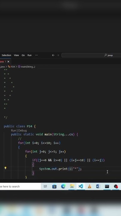 Print Right pascal's triangle star pattern program in java l #java # ...