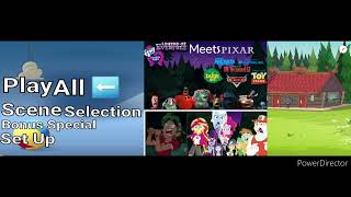 Aidens Ac Production Equestria Girls Legend Of Everfree Meets Pixar Dvd Menu