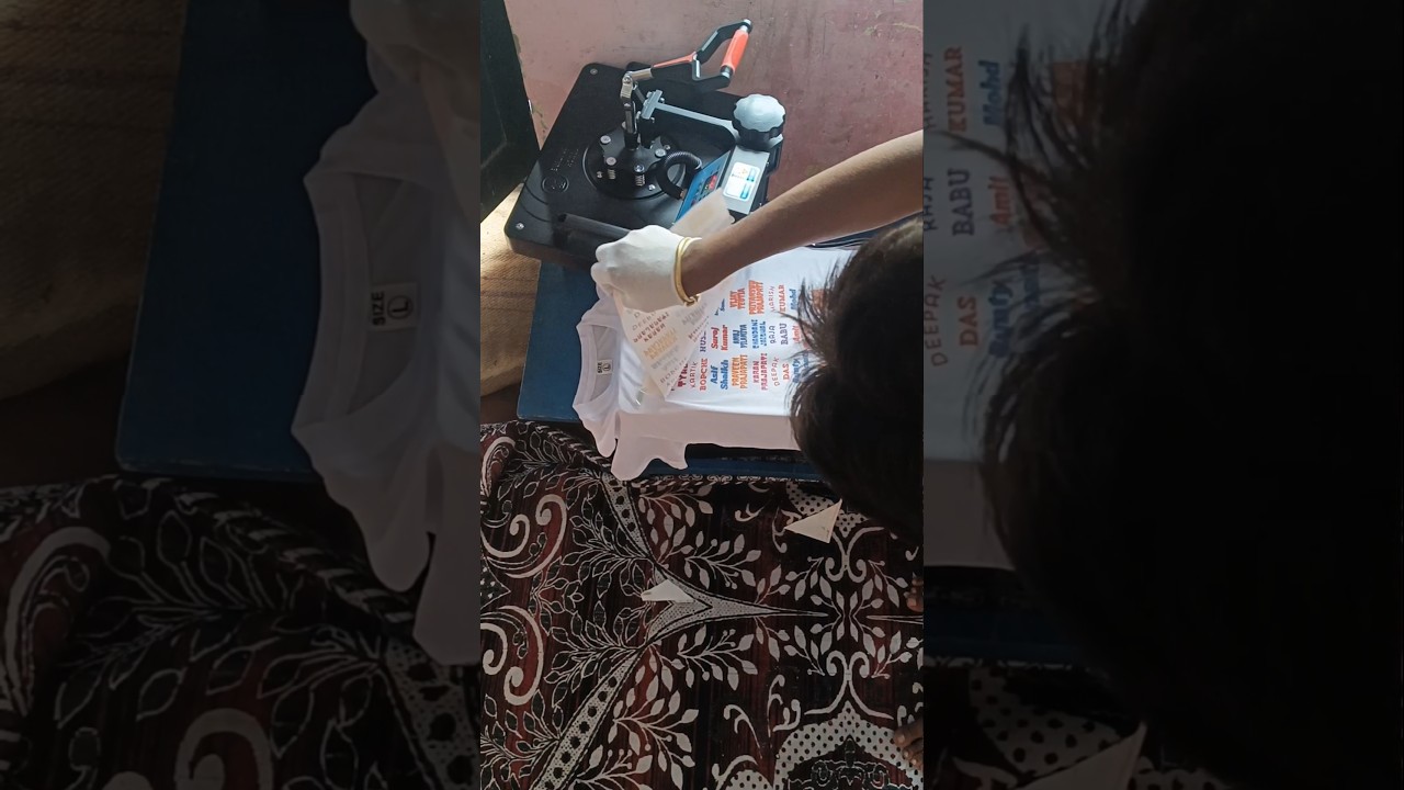 Print & Sell Custom Tees at home | Sarevika Apparel Printer Demo | 5in1 Heat press machine 