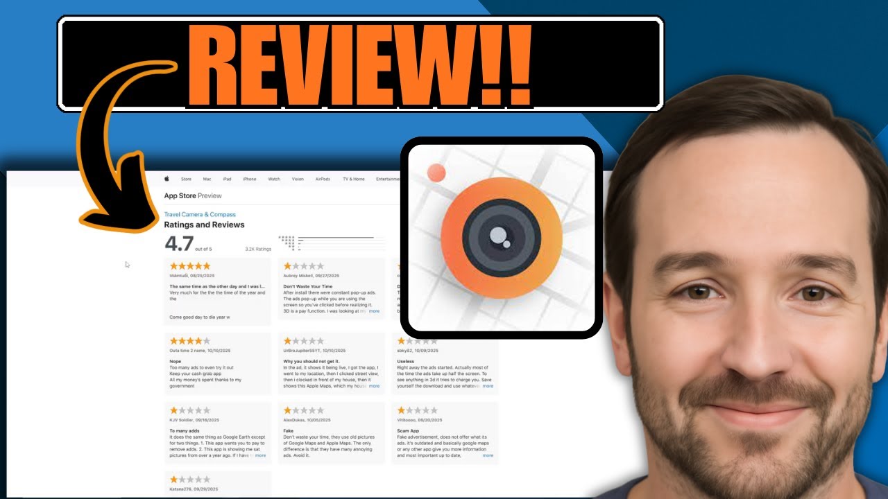 Compass App Camera Travel Camera & Compass app review - 2026 - YouTube