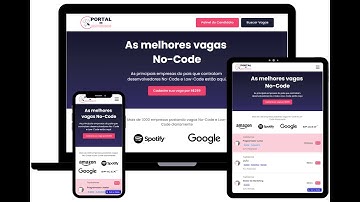 Portal de Empregos - Bubble.io