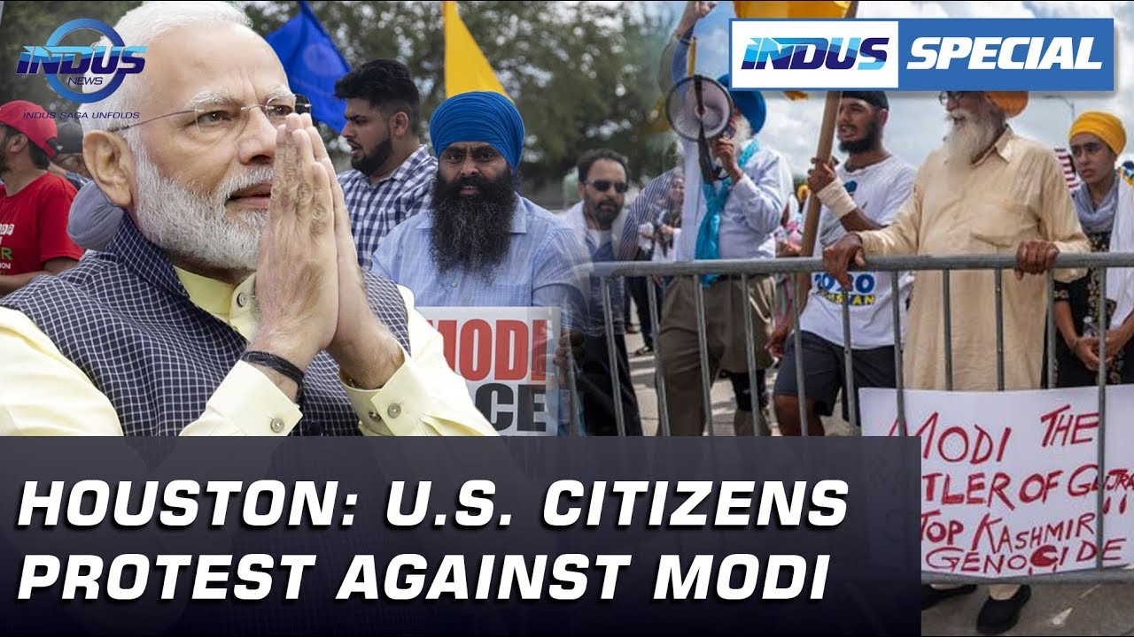 Houston U.S. Citizens Protest Against Modi Indus Special Indus