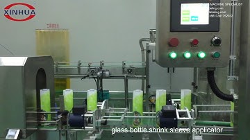 glass bottle shrink sleeve applicator