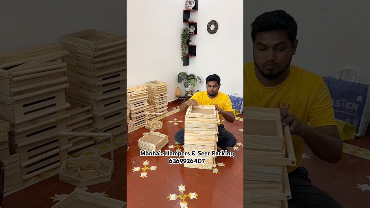 Wooden Trays for Wedding Packings & Hampers 