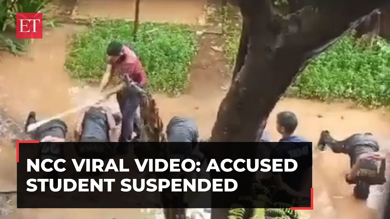 NCC viral video: Senior student accused of assaulting cadet suspended from Thane college