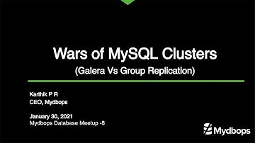 The Ultimate Showdown: Galera vs. InnoDB Cluster - Which MySQL Cluster Wins?