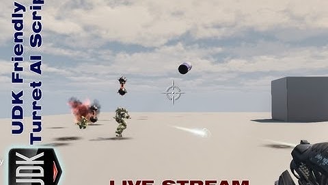 UDK Friendly Turret AI Script Live Stream | Tutorial Prep by Devin Sherry