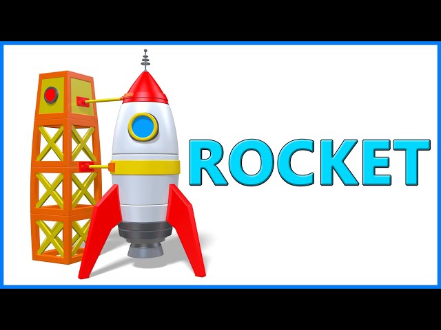 Toy Rocket Cartoon Video | Space Rockets Launch Videos for Preschool & Kindergarten Kids class=