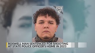 Roswell man will spend more than 10 years in prison for shooting at NMSP officer's home