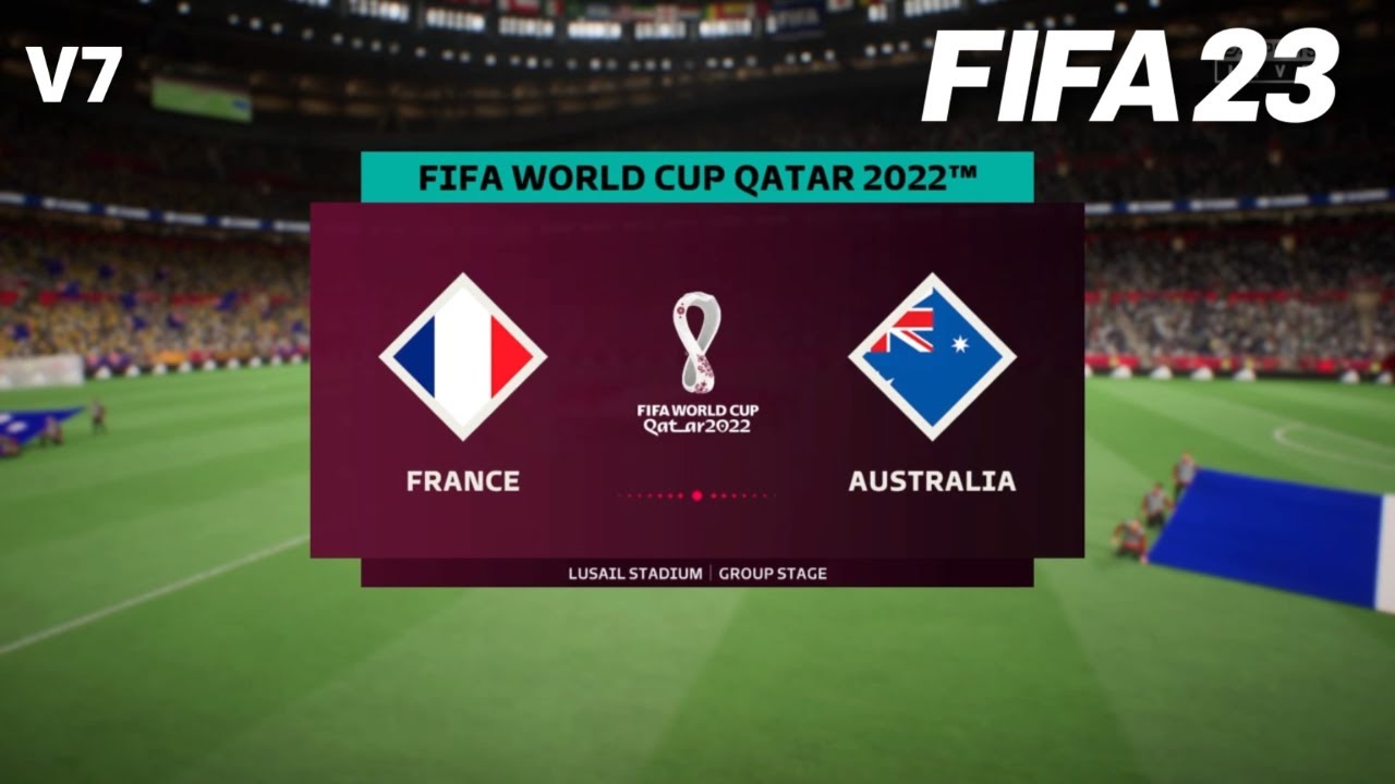 FRANCE vs. AUSTRALIA | FIFA WORLD CUP 2022 GROUP STAGE | FIFA 23 (FULL GAMEPLAY)
