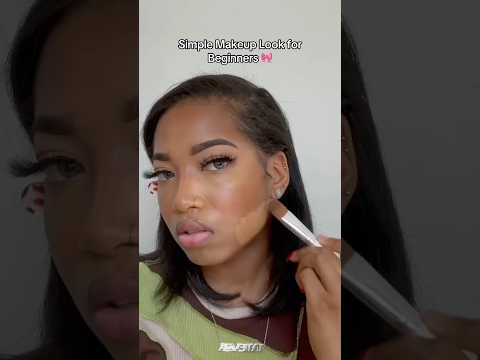 Easy Beginner Makeup 💄💗#makeupforbeginners