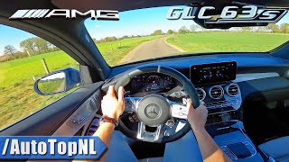 2020 Mercedes AMG GLC 63 S 4Matic+ POV Test Drive by AutoTopNL видео