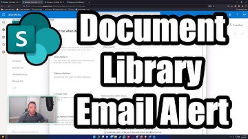 How to Set Up an Email Alert for Document Library Changes in Microsoft SharePoint | 2022 Tutorial